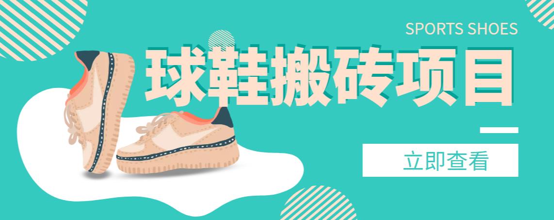 【搬砖必备】外面收费998的球鞋搬砖项目，月入轻松5000+的项目案例解析-副业网创