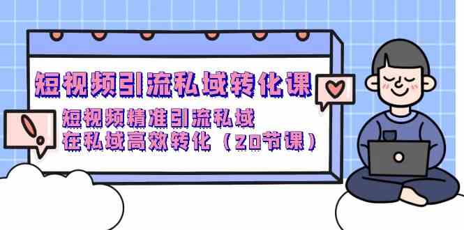 短视频引流私域转化课，短视频精准引流私域，在私域高效转化（20节课）-副业网创
