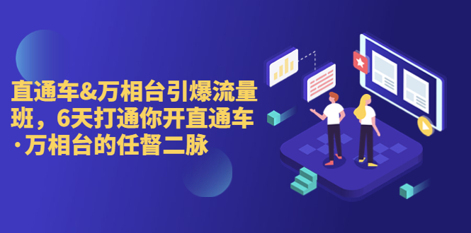 直通车+万相台引爆流量班，6天打通你开直通车·万相台的任督 二脉-副业网创