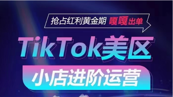 TikTok Shop美区小店进阶运营，快速掌握各流量渠道玩法，抢占红利黄金期，嘎嘎出单-副业网创