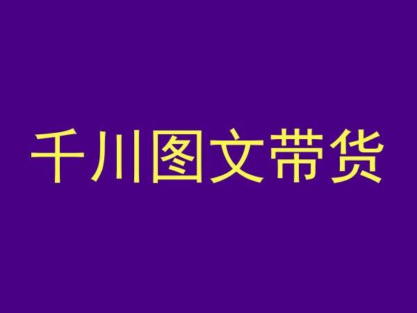 千川图文带货，测品+认知+实操+学员问题，抖音千川教程投放教程-副业网创