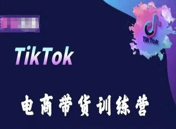 TikTok电商带货训练营，跟随时代潮流，跨境掘金-副业网创
