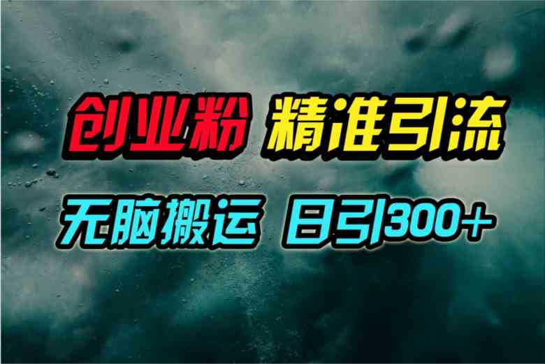 （9875期）视频号纯搬运日引300+创业粉教程！-副业网创
