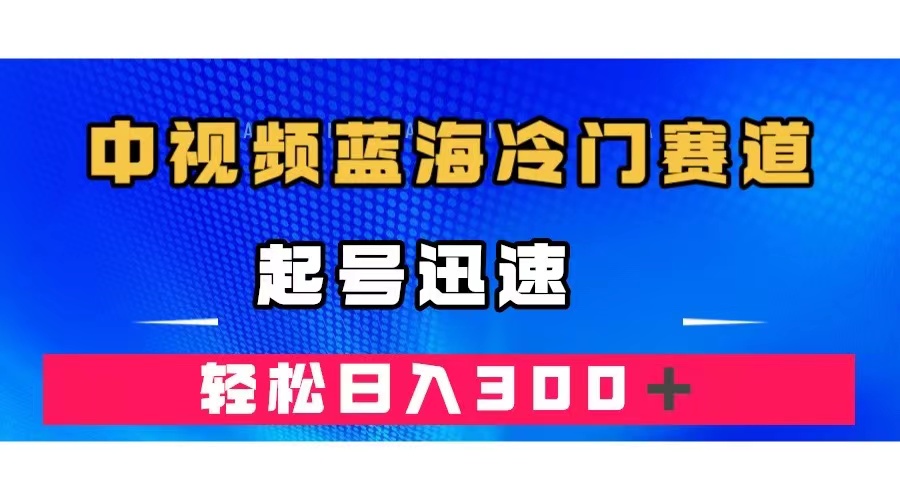 中视频蓝海冷门赛道，韩国视频奇闻解说，起号迅速，日入300＋-副业网创